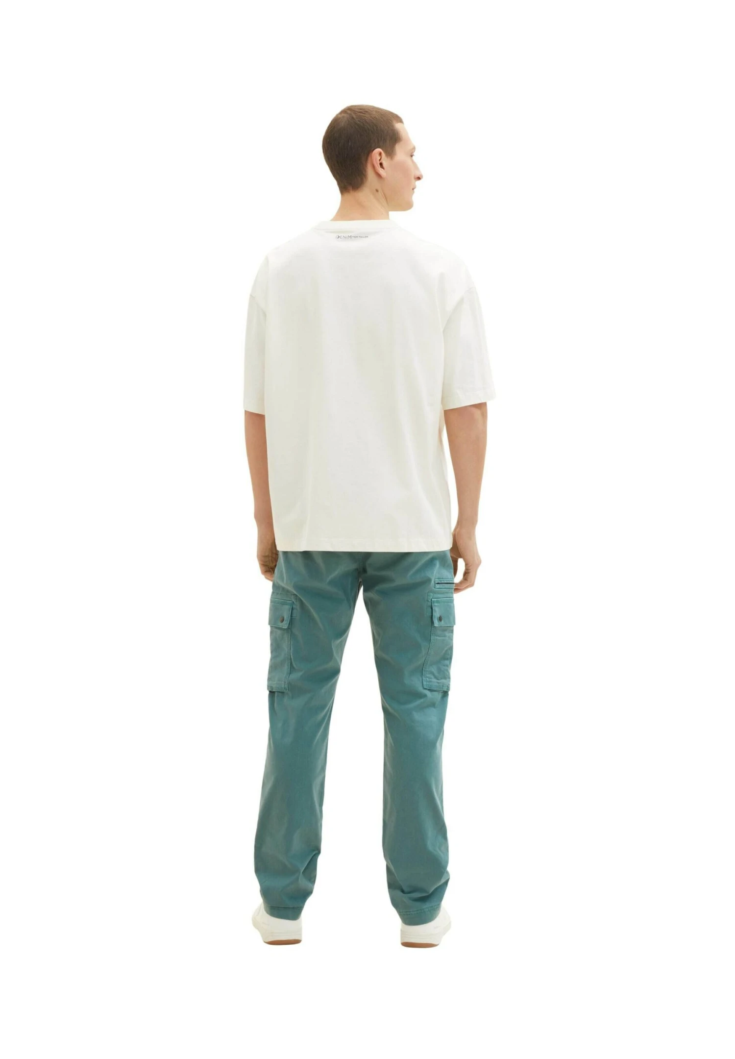 Tom Tailor Cargobroek - Deep Bluish Green 5 Tom Tailor Cargobroek - Deep Bluish Green - Afbeelding 3