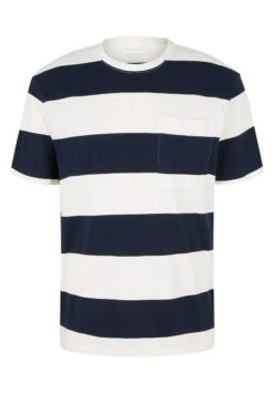 Tom Tailor Gestreiftes- T-Shirt Print - Navy Large Stripe -Tom Tailor Winkel 5dc5ac1a968f45749658ba4bcfa6961c