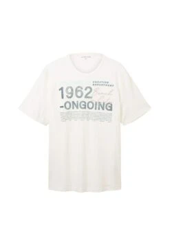 Tom Tailor Plus - T-Shirt Print - Off White -Tom Tailor Winkel 5dfdb108d7a549a98c6b4811c36d25f2