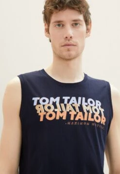 Tom Tailor Tank Mit Print - Top - Sky Captain Blue -Tom Tailor Winkel 5e4111498e4b427bbf3be6d8c6742e87