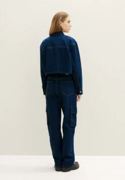 TOM TAILOR Denim Cropped - Spijkerjas - Clean Dark Stone Blue Denim -Tom Tailor Winkel 5ec1f32f3d1e4ebbbd777473d6192e08