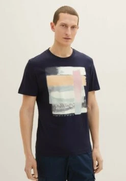 Tom Tailor T-Shirt Print - Sky Captain Blue