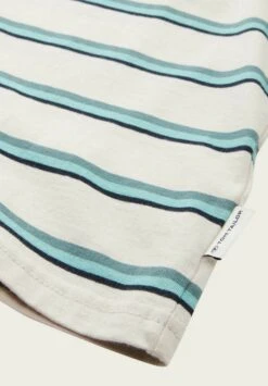 Tom Tailor Gestreiftes - T-Shirt Print - White Green Multicolor Stripe -Tom Tailor Winkel 5fcd25def98c4fccbd019fad227d2d4a
