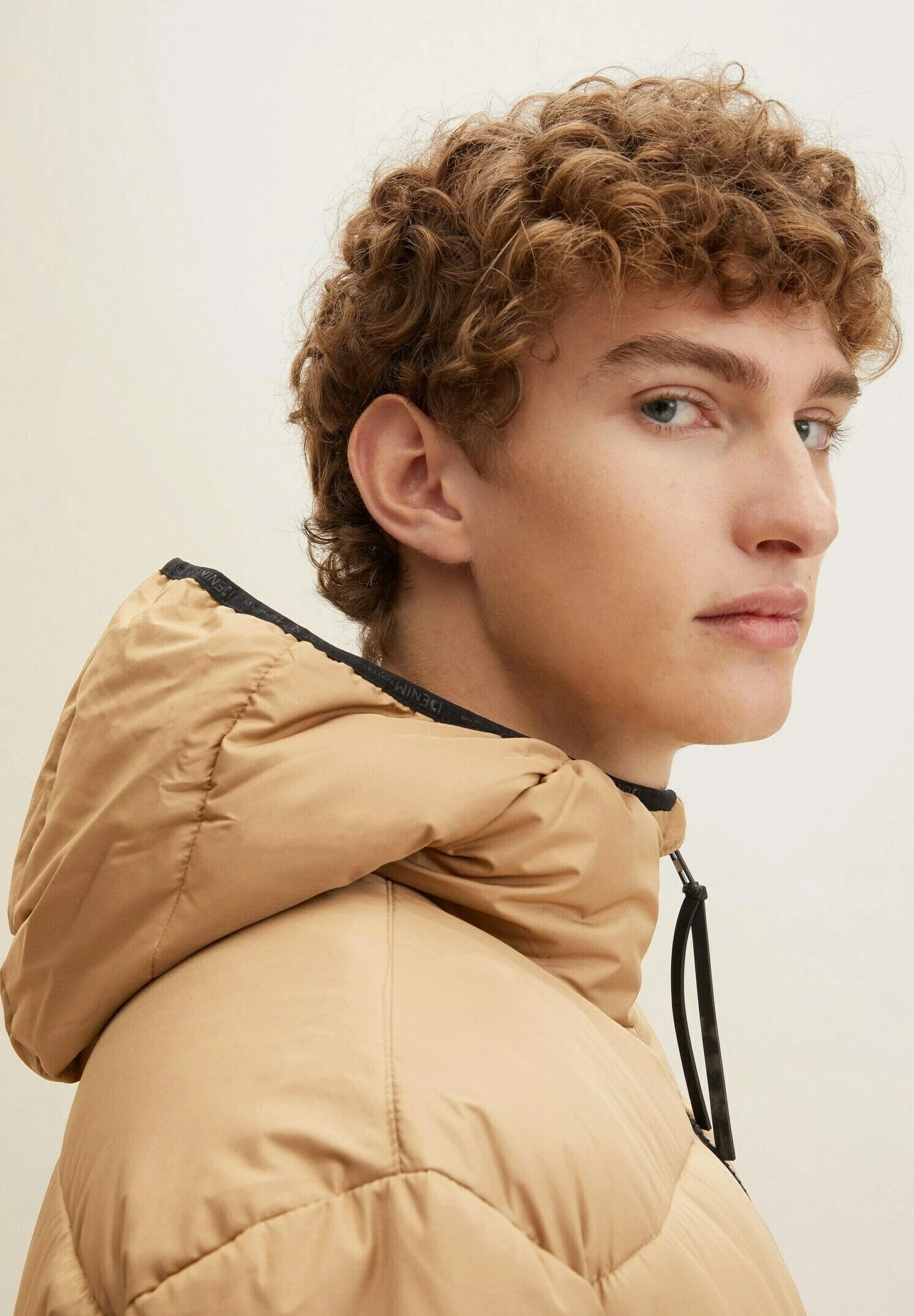 TOM TAILOR Denim Puffer - Winterjas - Splashed Clay Beige 6 TOM TAILOR Denim Puffer - Winterjas - Splashed Clay Beige - Afbeelding 4