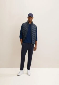 Tom Tailor Trui - Dark Blue Shades Structure -Tom Tailor Winkel 61260b18455248d6ad3b567513256c05