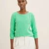 TOM TAILOR Denim Structured - Sweater - Strong Green