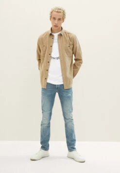 TOM TAILOR Denim Piers Slim- Slim Fit Jeans - Tinted Blue Denim -Tom Tailor Winkel 629c9b07240648ebaa1325fb4611aab5