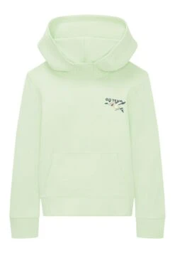 Tom Tailor Strick Mit Print - Hoodie - Fresh Apple Lime Green