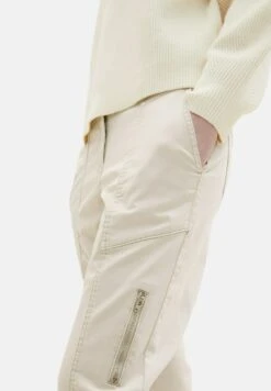 Tom Tailor Cropped - Cargobroek - Dusty Beige -Tom Tailor Winkel 64a2deb212b743039ccbde79d93d6ccd