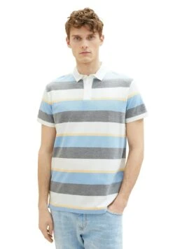Tom Tailor Poloshirt - Blue Multicolor Big Stripe -Tom Tailor Winkel 64bd1935059f4314957a8669fd5af39f