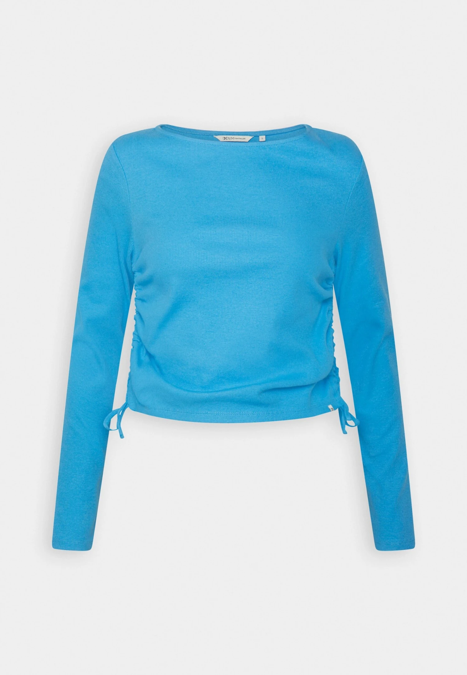 TOM TAILOR Denim Rouching Detail - Longsleeve - Rainy Sky Blue 6 TOM TAILOR Denim Rouching Detail - Longsleeve - Rainy Sky Blue - Afbeelding 4