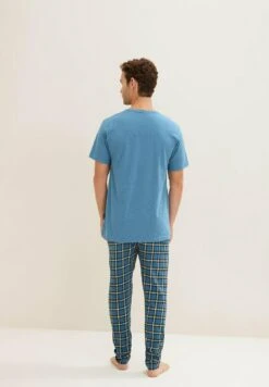 Tom Tailor Mit Motivprint  - Pyjamashirt - Blue-Medium-Melange -Tom Tailor Winkel 65e91c8e8e404f2ab97e9f206281fbb6