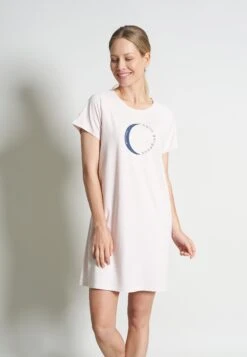 Tom Tailor Nachtjapon - Rot Hell Uni