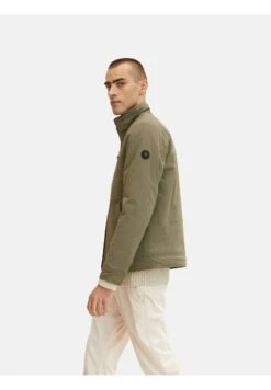 Tom Tailor Quilted Biker - Jas - Dusty Olive Green -Tom Tailor Winkel 668ce0b1bb1a4ab1a1dd86e5b1a2fd6c