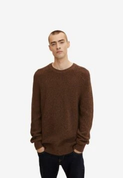 Tom Tailor Trui - Navy Brown Mouline -Tom Tailor Winkel 675c80c7444a4b808cf3140229e2060c