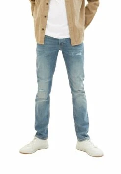 TOM TAILOR Denim Piers Slim- Slim Fit Jeans - Tinted Blue Denim -Tom Tailor Winkel 67dc836608a349b1a61b06c9f431c0bb