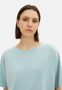 Tom Tailor Mit Schnürung - T-Shirt Basic - Dusty Mint Blue -Tom Tailor Winkel 67e4aecdcb0343d8981a0cc85837fe27