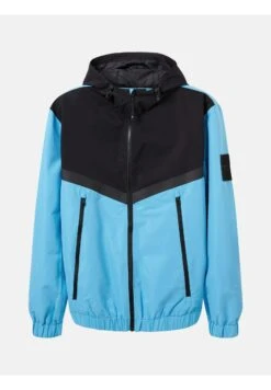 TOM TAILOR Denim Mit Kapuze - Lichte Jas - Black Blue Color Block -Tom Tailor Winkel 67eb409956e34781aee1881c3c5c0651