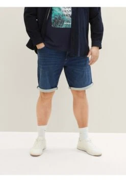 Tom Tailor Jeansshort - Dark Stone Wash Denim