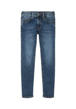 Tom Tailor Ryan - Straight Leg Jeans - Mid Stone Wash Denim