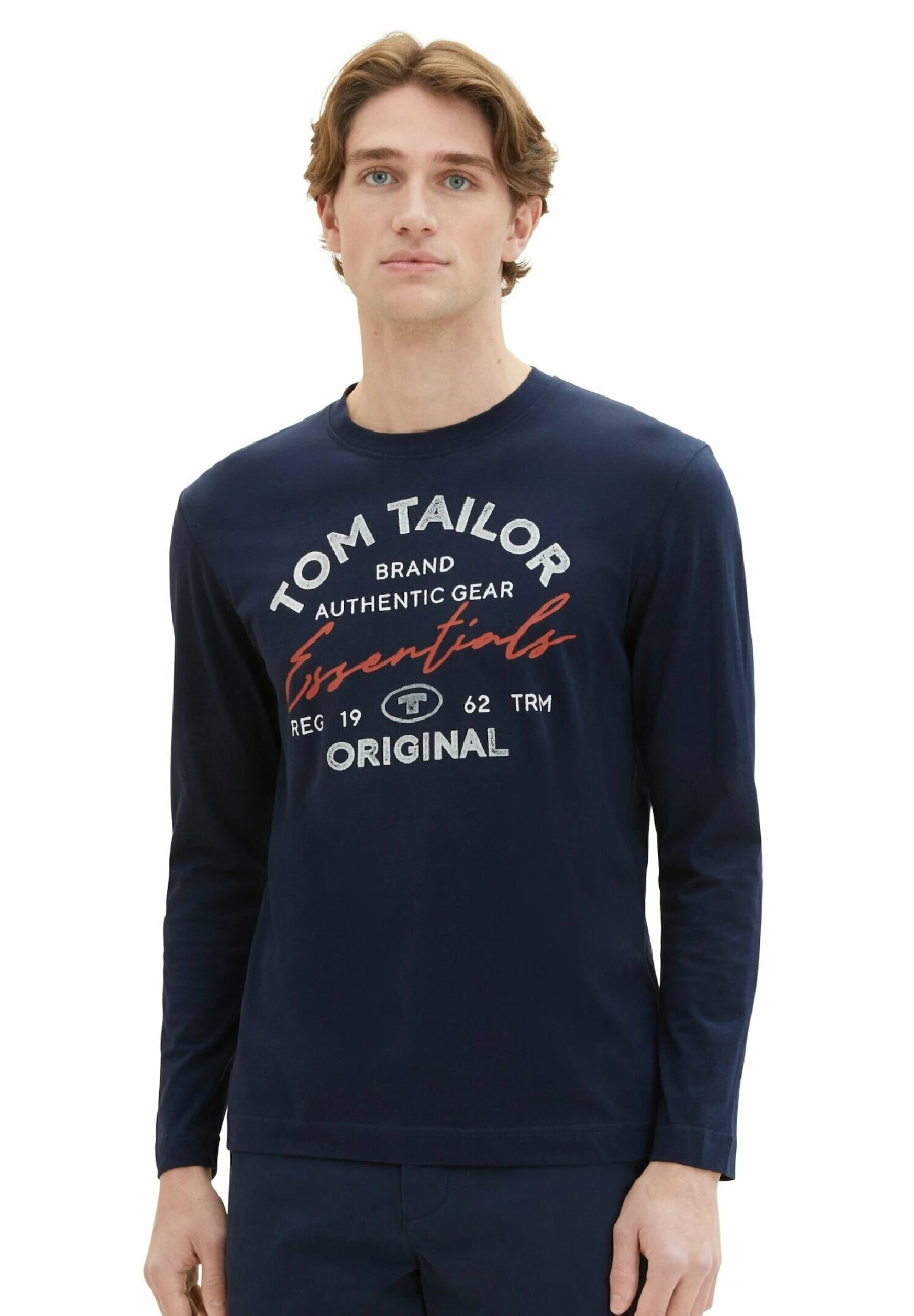 Tom Tailor Mit Logo- Longsleeve - Sky Captain Blue 7 Tom Tailor Mit Logo- Longsleeve - Sky Captain Blue - Afbeelding 5