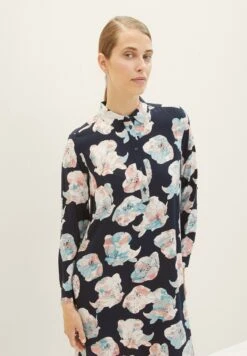 Tom Tailor Fliessendes - Blousejurk - Tie Dye Flower Design -Tom Tailor Winkel 6c43c260c7d64049b7b0fe69e29184f8