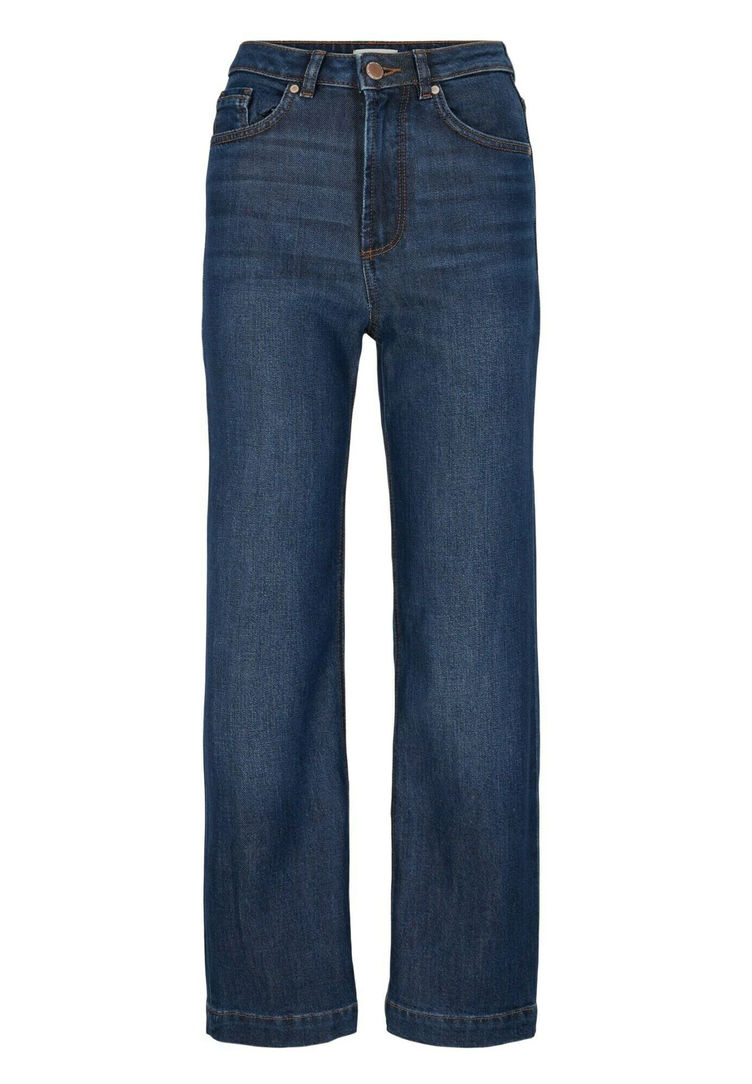 Tom Tailor Straight Leg Jeans - Rinsed Blue Denim 8 Tom Tailor Straight Leg Jeans - Rinsed Blue Denim - Afbeelding 6