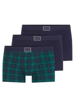Tom Tailor 3Er Pack - Onderbroeken - Green Dark Check