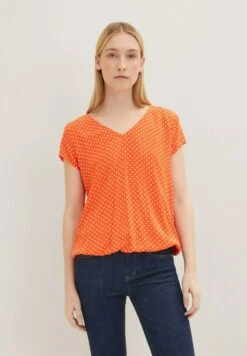 Tom Tailor Kurzarm - Blouse - Small Red Dot Design