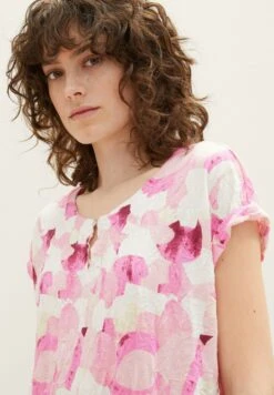 Tom Tailor Mit Raffung - Blouse - Pink Shapes Design -Tom Tailor Winkel 6de3d149b5fc4651861f57fca3d1d23a