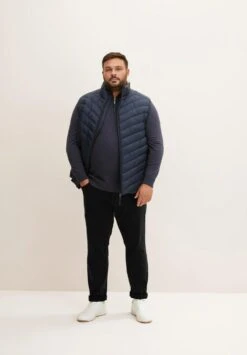 Tom Tailor Strukturierter Troyer - Trui - Blue Grey -Tom Tailor Winkel 6e23747403cd4a05b1addb7836de044d