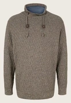 Tom Tailor Mit Sch - Trui - Navy White Brown Mouline -Tom Tailor Winkel 6e3900a9986548cb9ad6ad0438be2a85