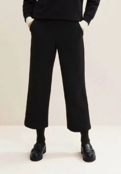 Tom Tailor Loose Fit- Broek - Deep Black