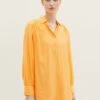 Tom Tailor Lang Geschnittene- Blouse - Bright Mango Orange