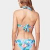 Tom Tailor Mit Blumenmuster - Bikinitop - TurquoiseMulticolor -Tom Tailor Winkel 6f8a987e3fb145c4810b73d016549192