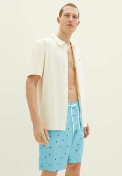 Tom Tailor Gemusterte - Zwemshorts - Rainy Sky Blue Palm Design -Tom Tailor Winkel 6fb5dfdf1aa44829a738da9f14b3dc22