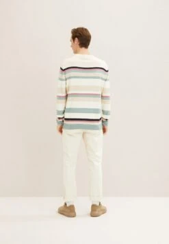Tom Tailor Mit Streifenmuster - Trui - Off White Rose Multicol Stripe -Tom Tailor Winkel 6fd0f50fa4974ff3a5a606d0eebf776f