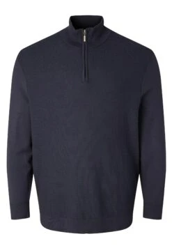 Tom Tailor Strukturierter Troyer - Trui - Blue Grey -Tom Tailor Winkel 717f8185477e4f3e9af1afdf0d6bce6b