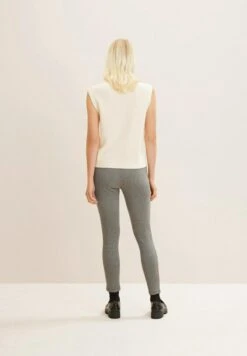 Tom Tailor Mit Teilungsnähten - Broek - Tarmac Beige Ck Check Design -Tom Tailor Winkel 71a8a86036c24e71a91dc5ec966c9c74