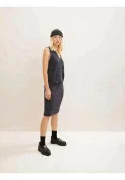 Tom Tailor Mit Rippstruktur  - Kokerrok - Evident Anthracite Melange -Tom Tailor Winkel 71f2d95ff937408b827951a2f5256321