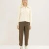 Tom Tailor Loose Fit - Broek - Tarmac Khaki