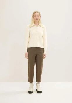 Tom Tailor Loose Fit - Broek - Tarmac Khaki