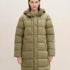 Tom Tailor Puffer Mit Kapuze - Winterjas - Tree Moss Green -Tom Tailor Winkel 72aff9c01fa64133a1f3992368f74fce
