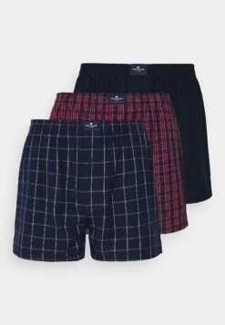 Tom Tailor 3 Pack - Boxershort - Red/Dark -Tom Tailor Winkel 73aef3346de64f04a3cdb8407d7d0601