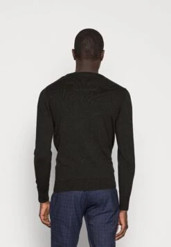 Tom Tailor Basic Crew Neck - Trui - Black Grey Melange -Tom Tailor Winkel 740632063b7842798aab9330c38d1972