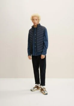 TOM TAILOR Denim Overhemd - Used Mid Stone Blue Denim -Tom Tailor Winkel 742cca6dd54a44e299ee2a372acec5b8