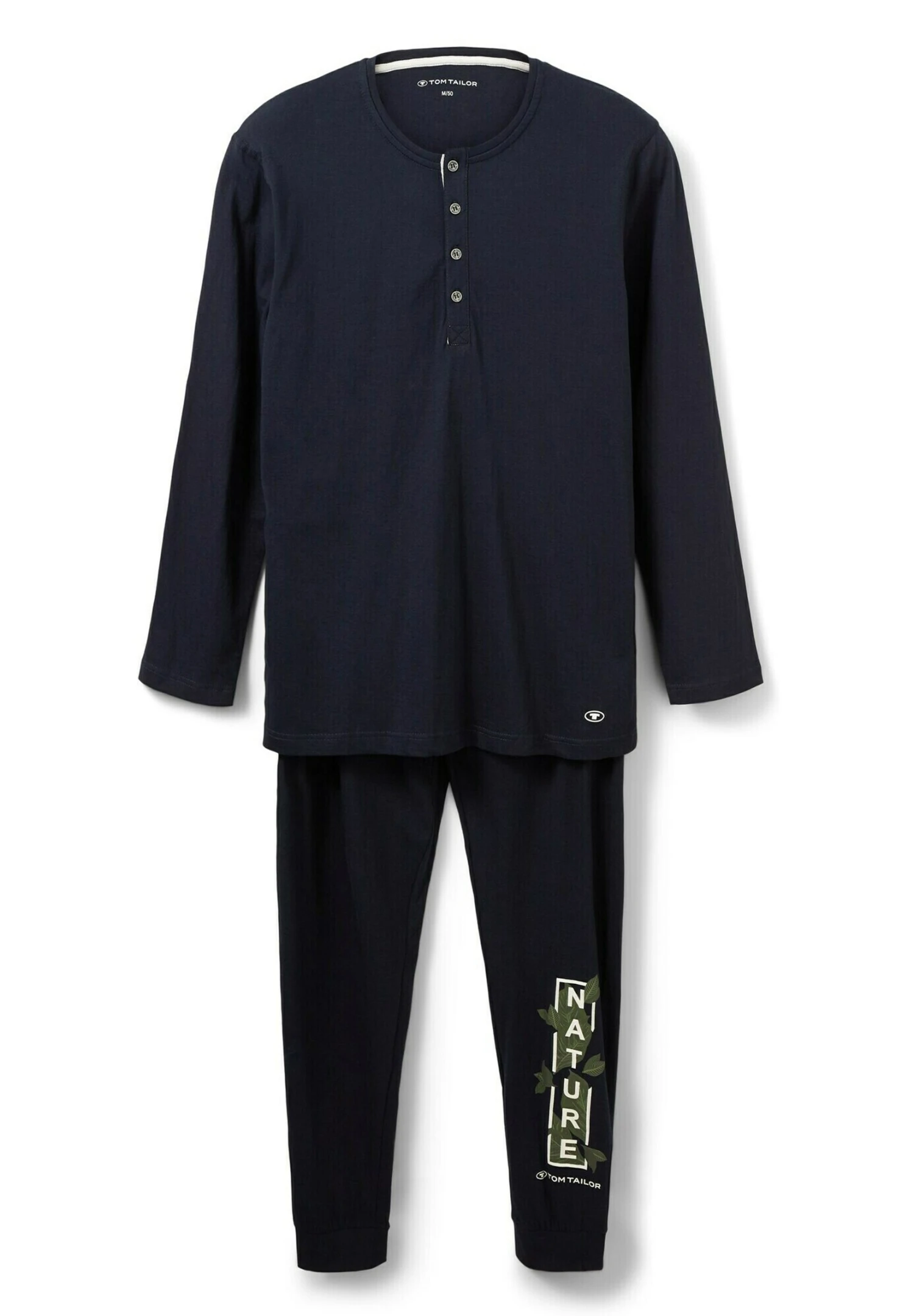 Tom Tailor Mit Logo Print Set - Pyjama - Blue Dark Solid 11 Tom Tailor Mit Logo Print Set - Pyjama - Blue Dark Solid - Afbeelding 9