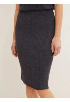 Tom Tailor Mit Rippstruktur  - Kokerrok - Evident Anthracite Melange -Tom Tailor Winkel 74f8abadbb784276b3b29f880f86c87b