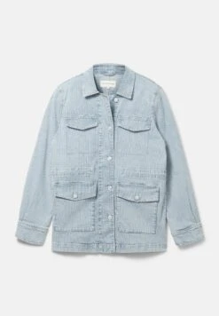 Tom Tailor Im Utility-Look - Spijkerjas - Denim Offwhite Stripe -Tom Tailor Winkel 75183218012b42499d57d13a858efc8a