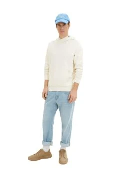 Tom Tailor Mit Kängurutasche - Hoodie - Vintage Beige